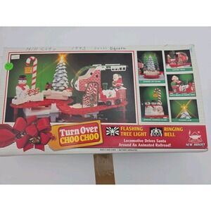 Turn Over Choo Choo Christmas Train New Bright Toy